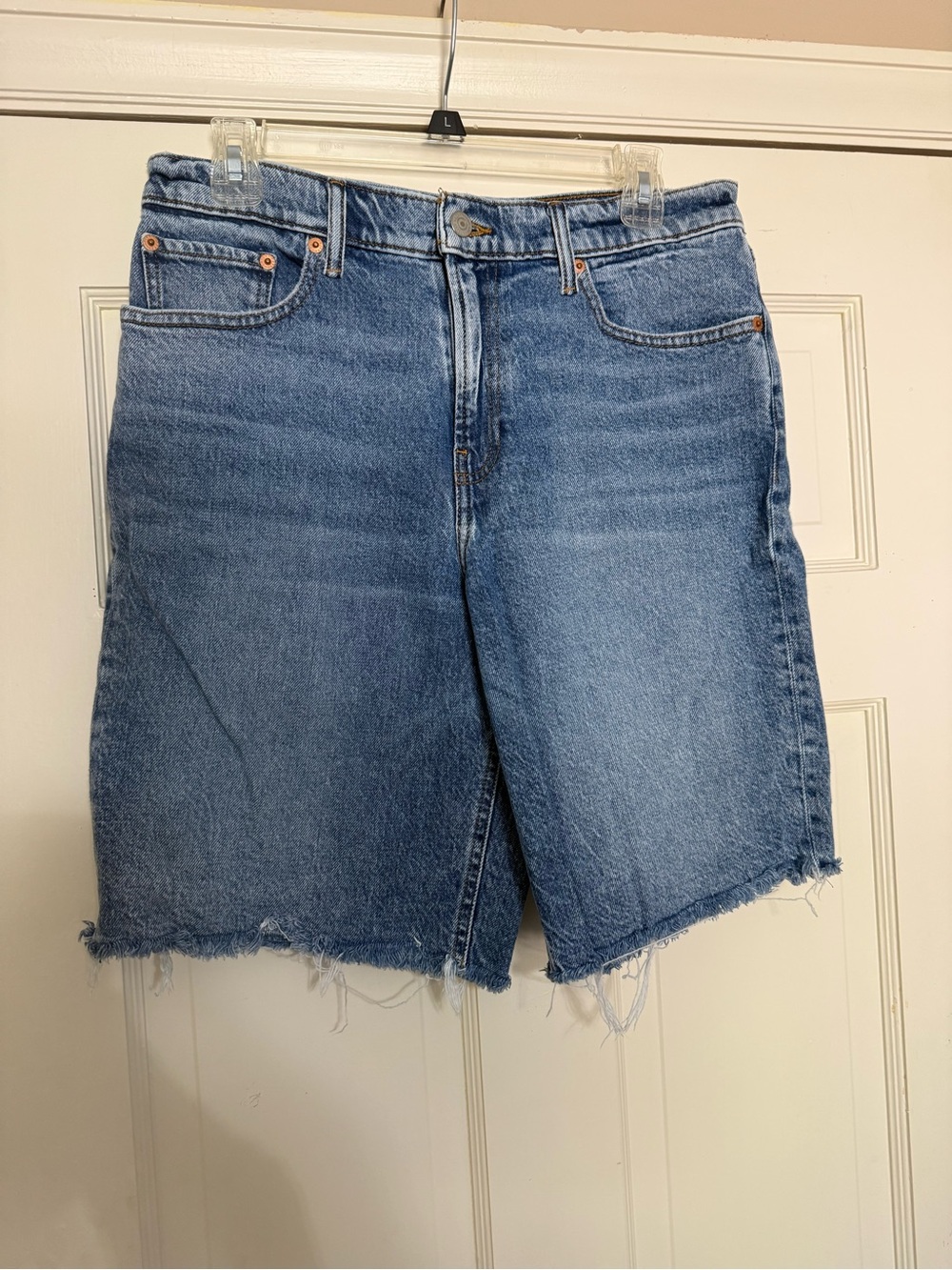 Lucky Brand Relaxed Bermuda Denim Shorts - 8/29